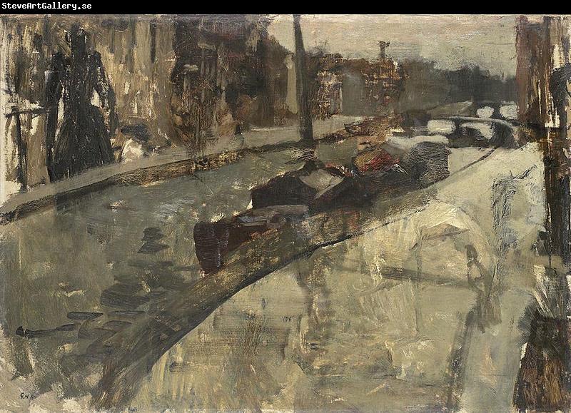 George Hendrik Breitner The Prinsengracht at the Lauriergracht, Amsterdam